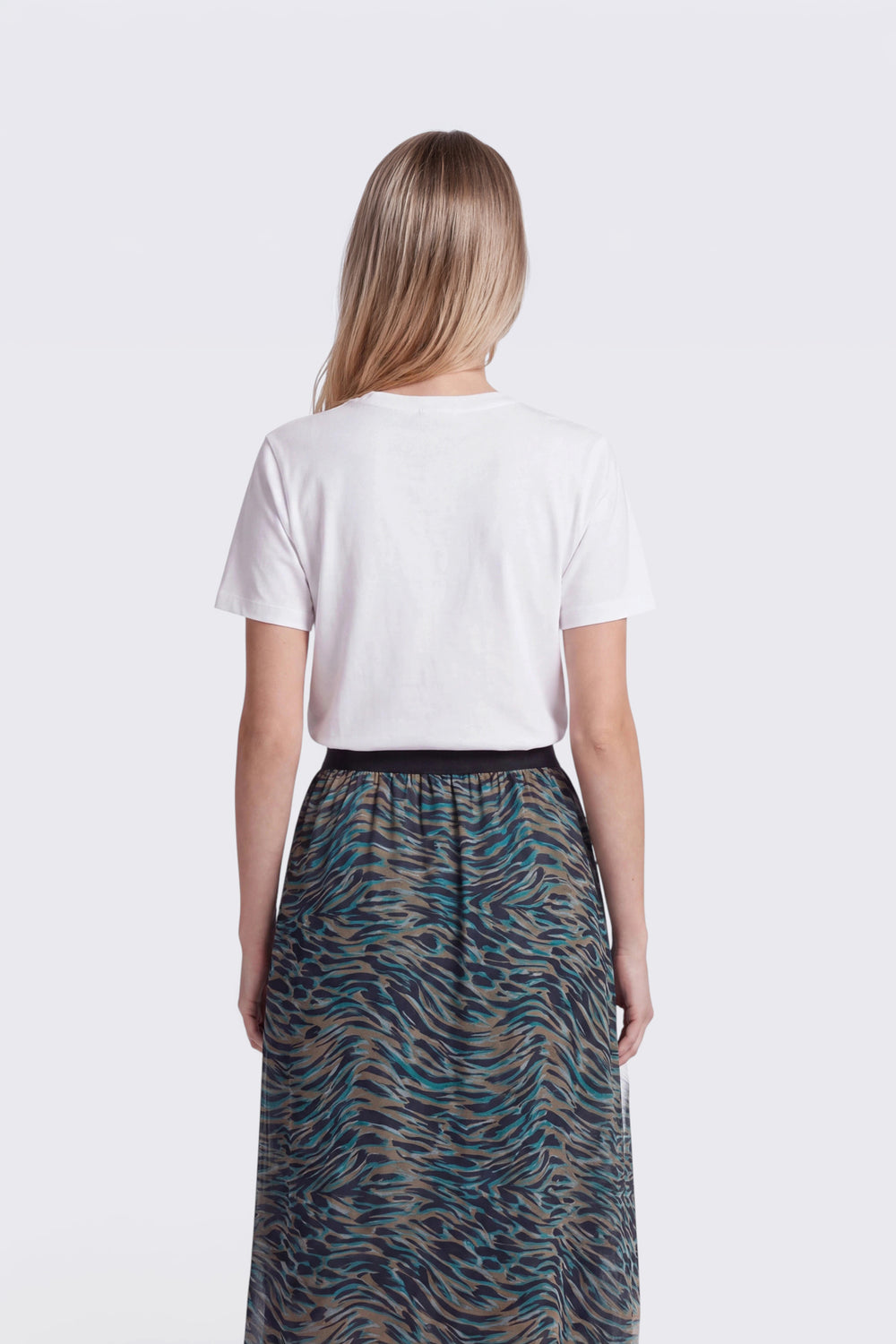 T-Shirt mit Placement Print