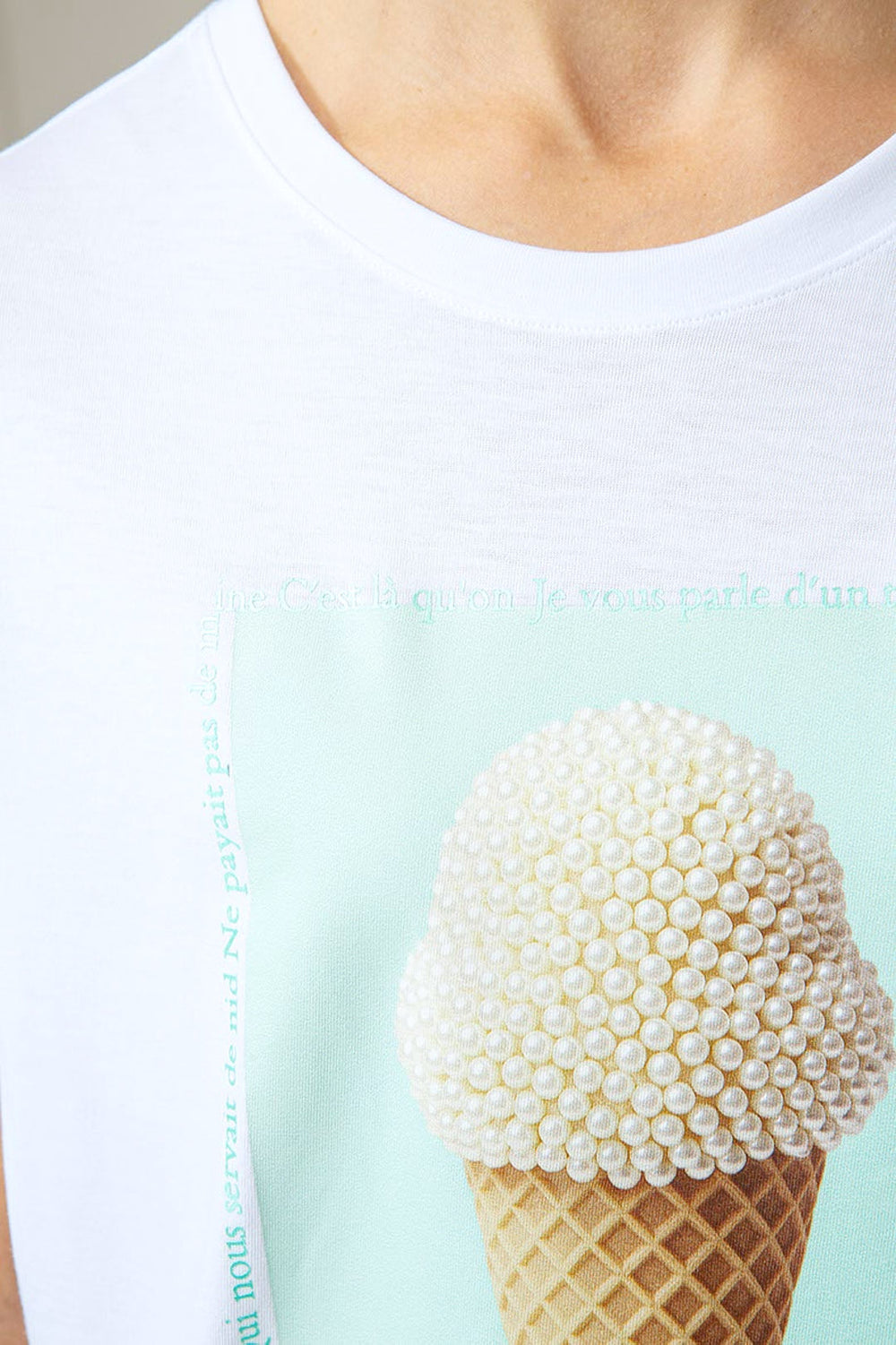 T-Shirt mit Placement Print