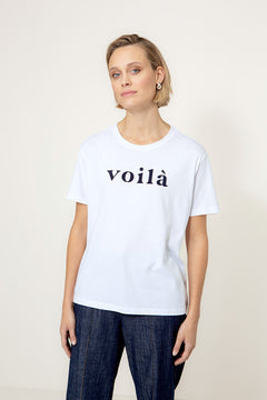 T-Shirt mit Placement Print | Voilà