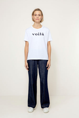 T-Shirt mit Placement Print | Voilà