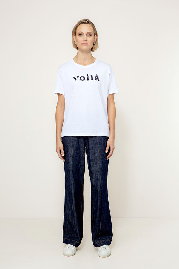 T-Shirt mit Placement Print | Voilà