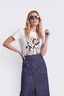 T-Shirt mit Placement Print