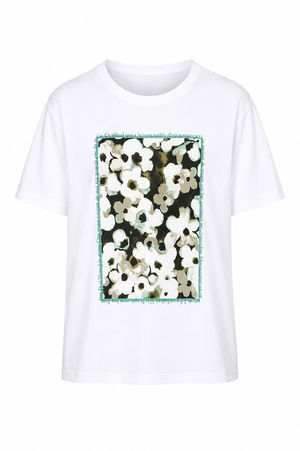 T-Shirt mit Placement Print