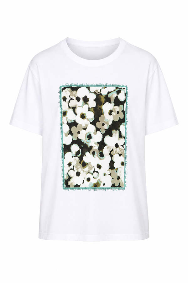 T-Shirt mit Placement Print