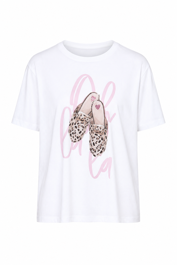T-Shirt mit Placement Print
