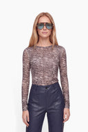 Meshshirt mit Print