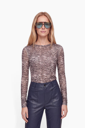Meshshirt mit Print