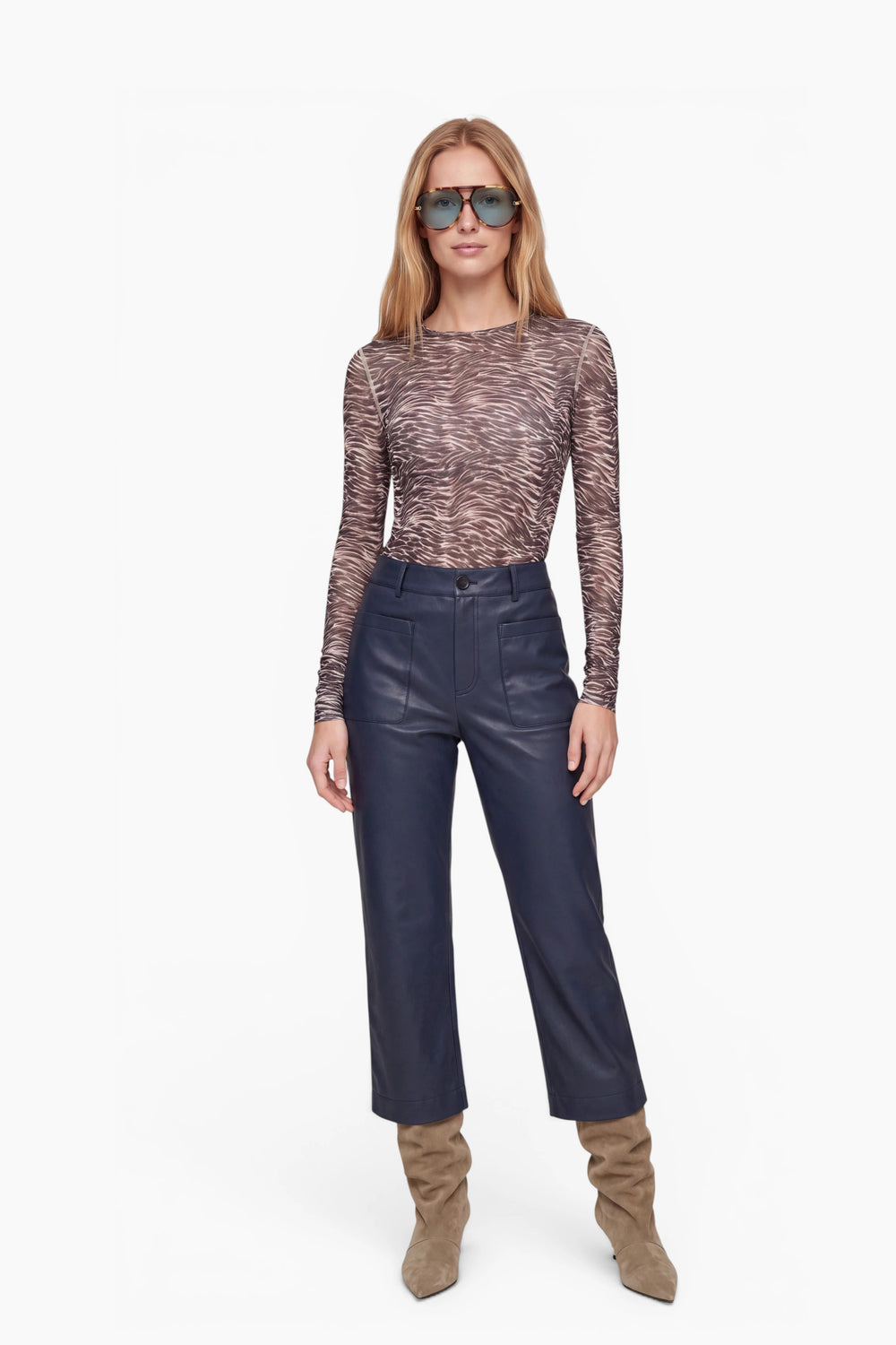 Meshshirt mit Print