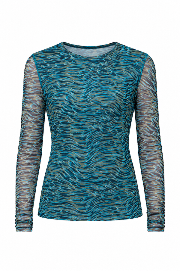 Meshshirt mit Print