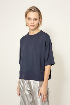 Sweatshirt in light Sweat | Navy