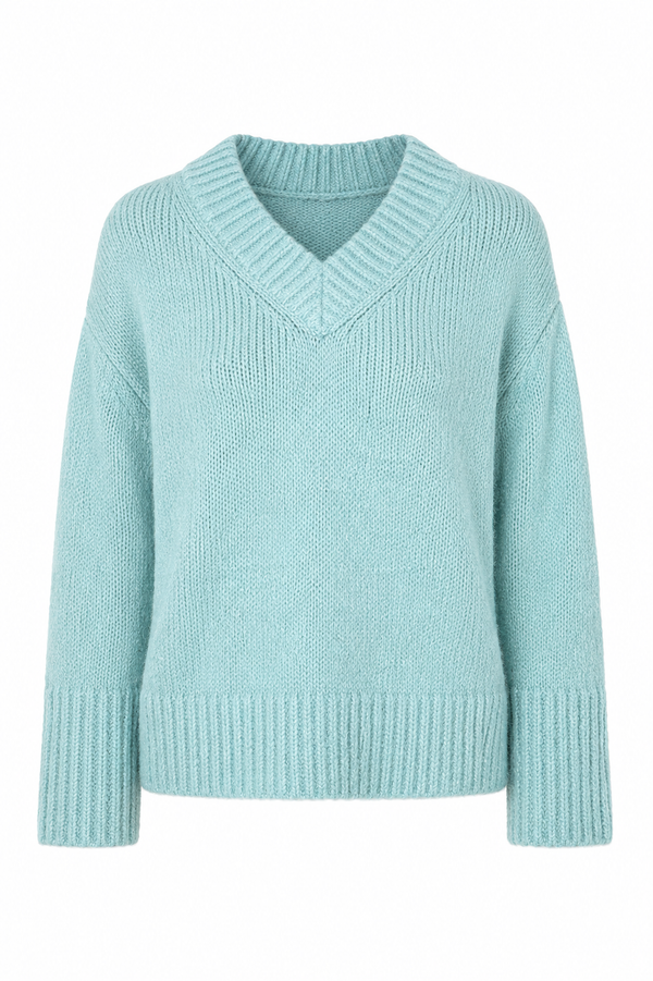 Strickpullover mit Wolle