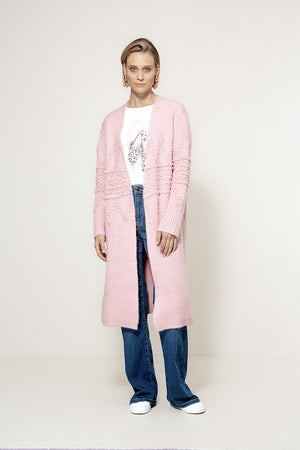 Strickmantel Nordic | Mauve
