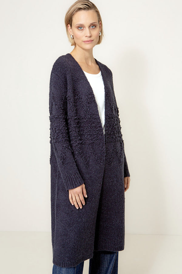Strickmantel Nordic | Navy