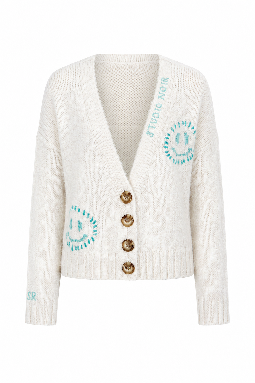 Strickjacke Smiley