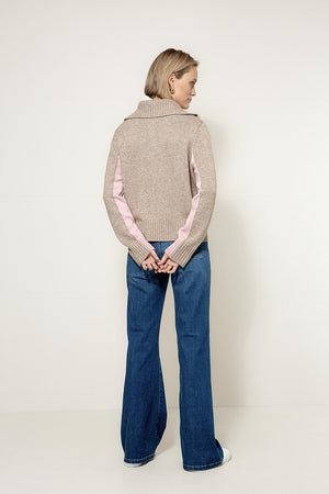 Stricktroyer mit Merino-Wolle | Taupe