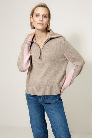 Stricktroyer mit Merino-Wolle | Taupe