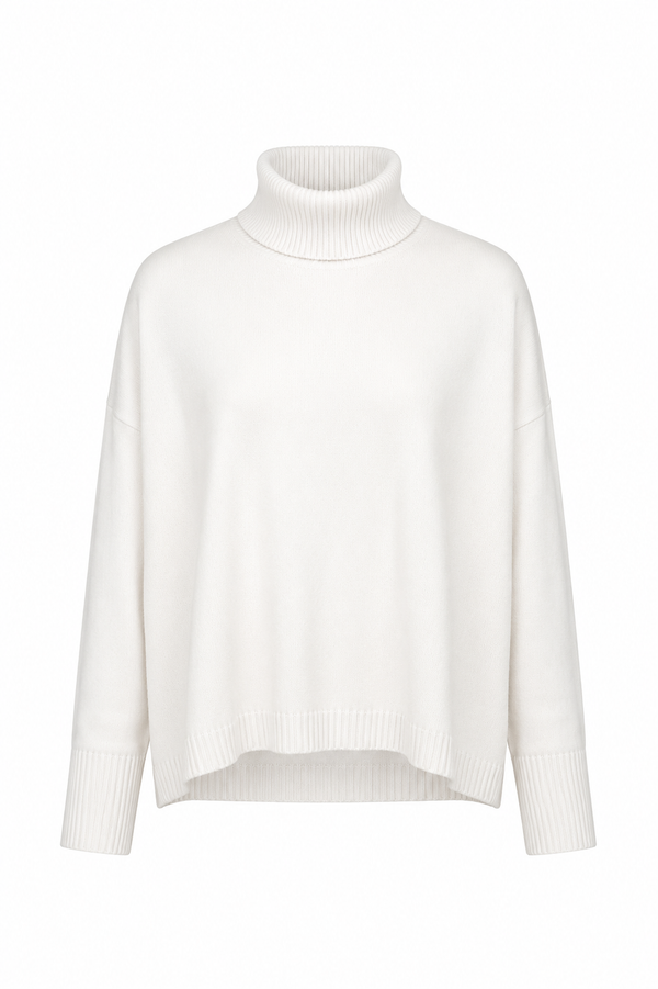 Strickpullover mit Merino-Wolle