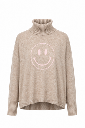 Strickpullover Smiley mit Merino-Wolle