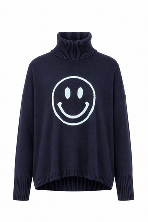 Strickpullover Smiley mit Merino-Wolle