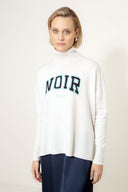 Strickpullover mit Merino-Wolle | Offwhite