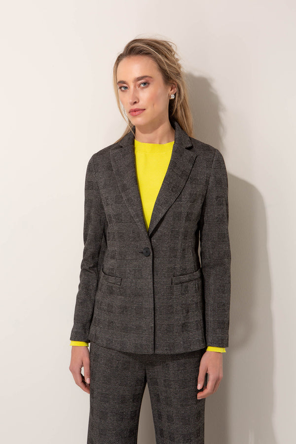 Blazer in Glencheck-Muster