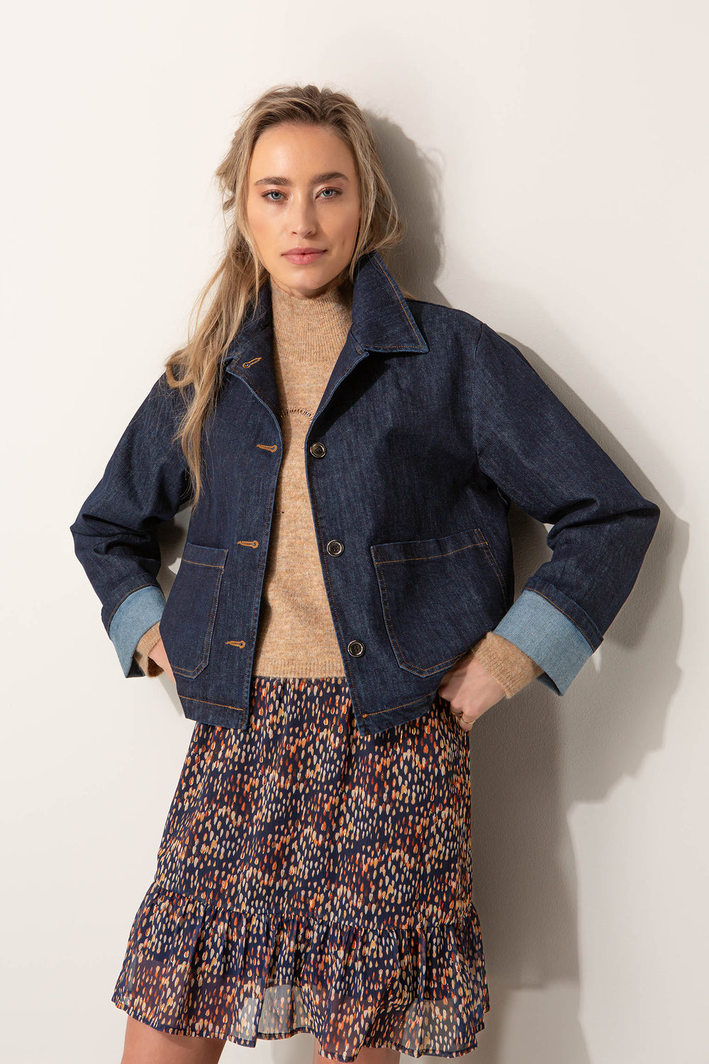 Jacke in Denim