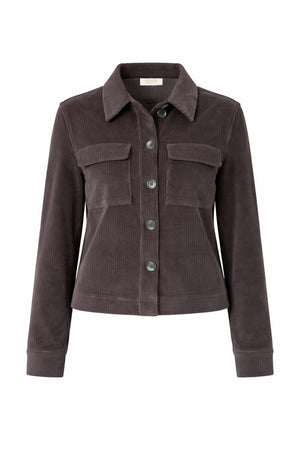 Jacke in Jersey Wide Cord