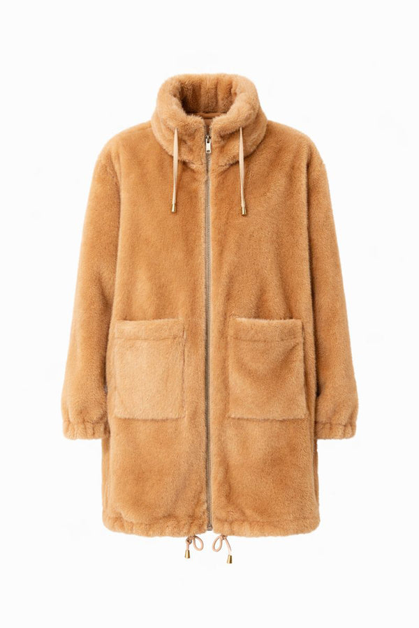 Jacke in faux Fur