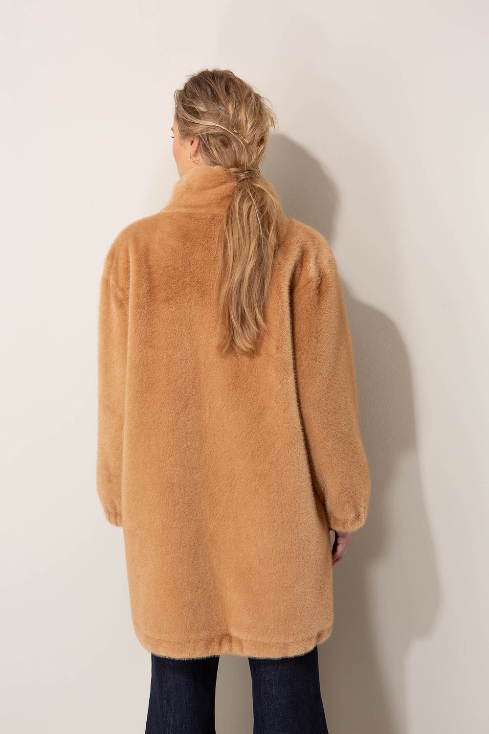 Jacke in faux Fur