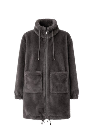 Jacke in faux Fur