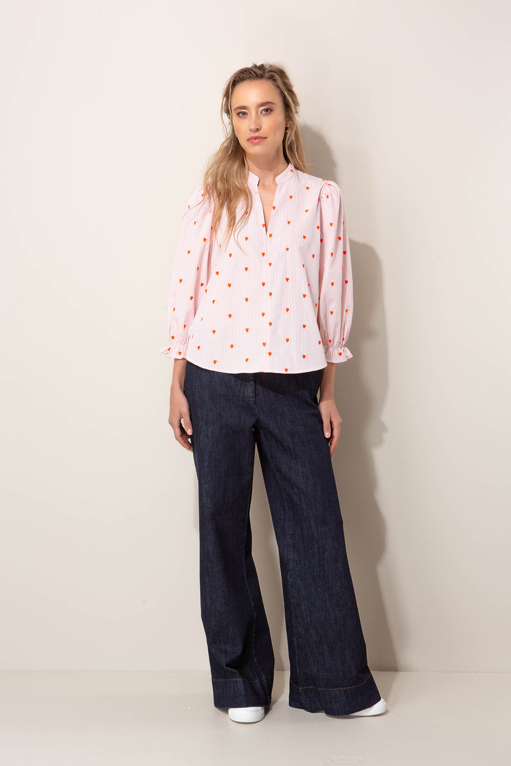 Bestickte Bluse