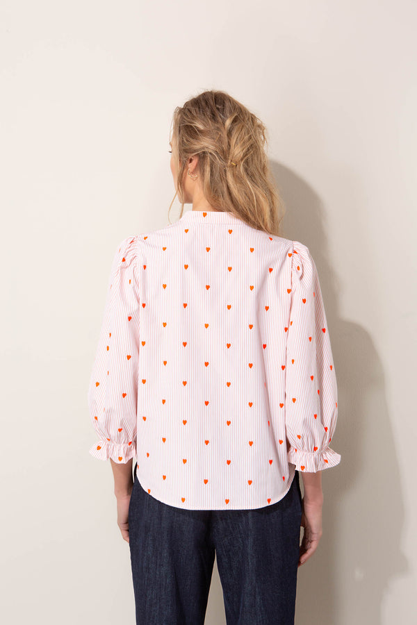 Bestickte Bluse