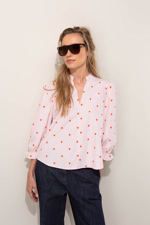 Bestickte Bluse