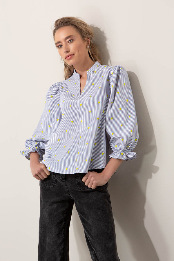 Bestickte Bluse