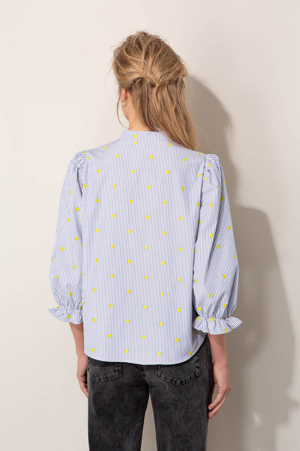 Bestickte Bluse