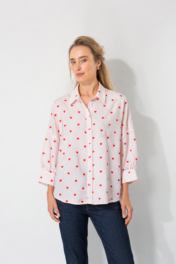 Bestickte Bluse