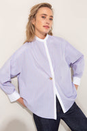 Bluse mit Solo-Knopf