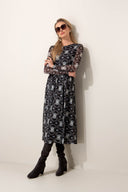Meshkleid in Print