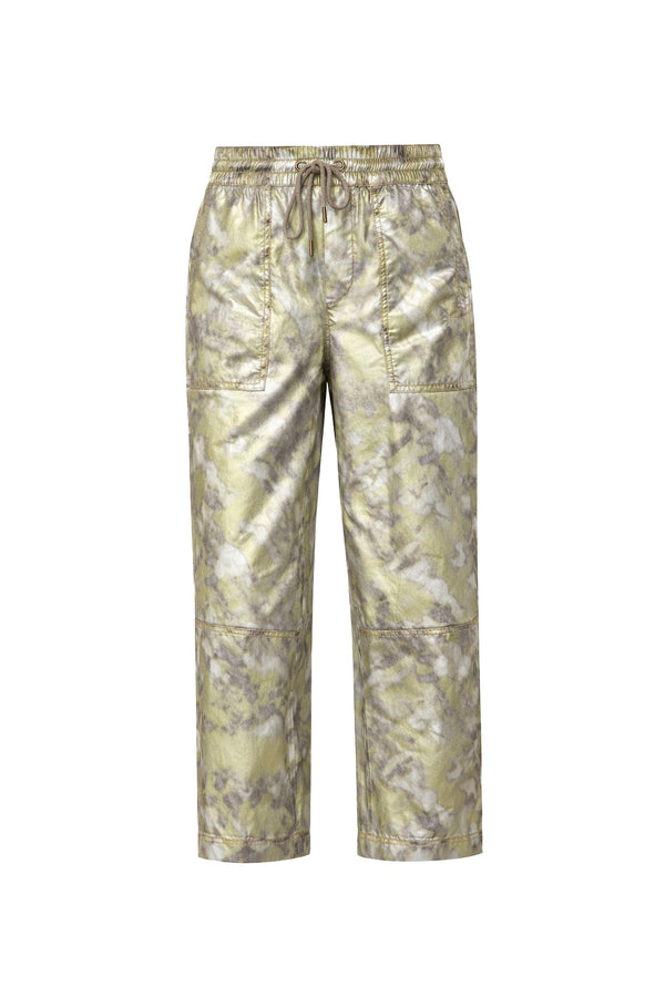 Hose in Metallic-Camo-Optik