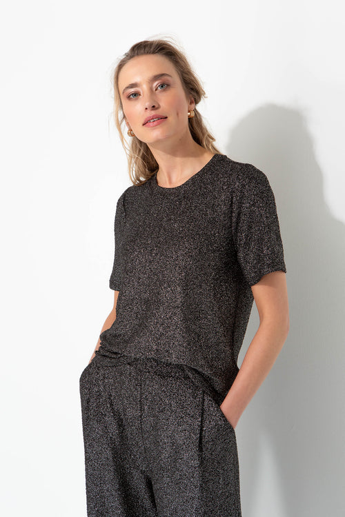 Shirt mit Effektgarn