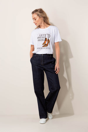 T-Shirt mit Placement