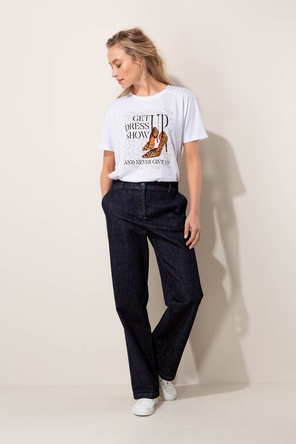 T-Shirt mit Placement