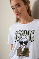 T-Shirt mit Placement