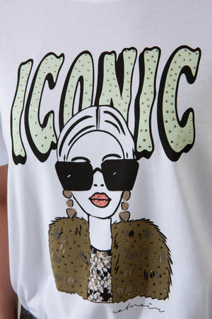 T-Shirt mit Placement
