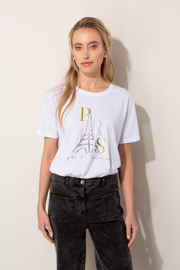 T-Shirt mit Placement