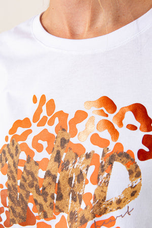 T-Shirt mit Placement