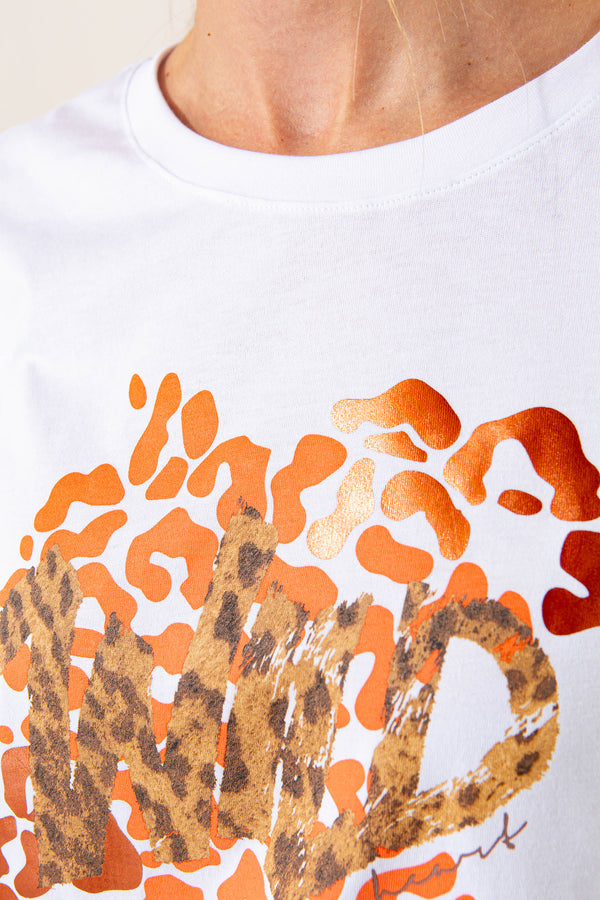 T-Shirt mit Placement
