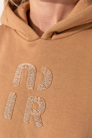 Sweatshirt Noir mit Stickerei
