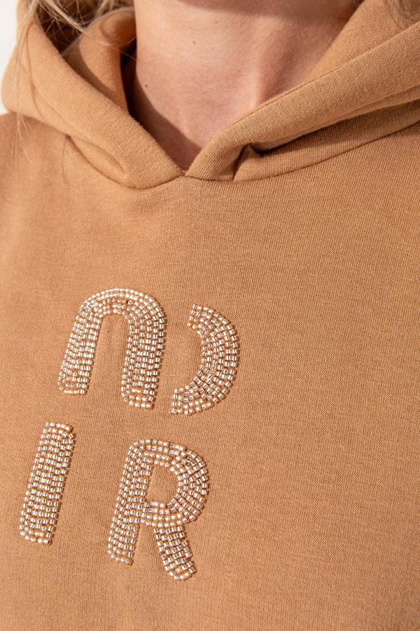 Sweatshirt Noir mit Stickerei