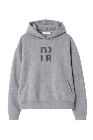 Sweatshirt Noir mit Stickerei